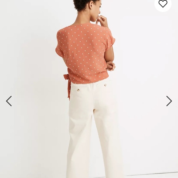 Polka dot wrap top - Picture 3 of 11